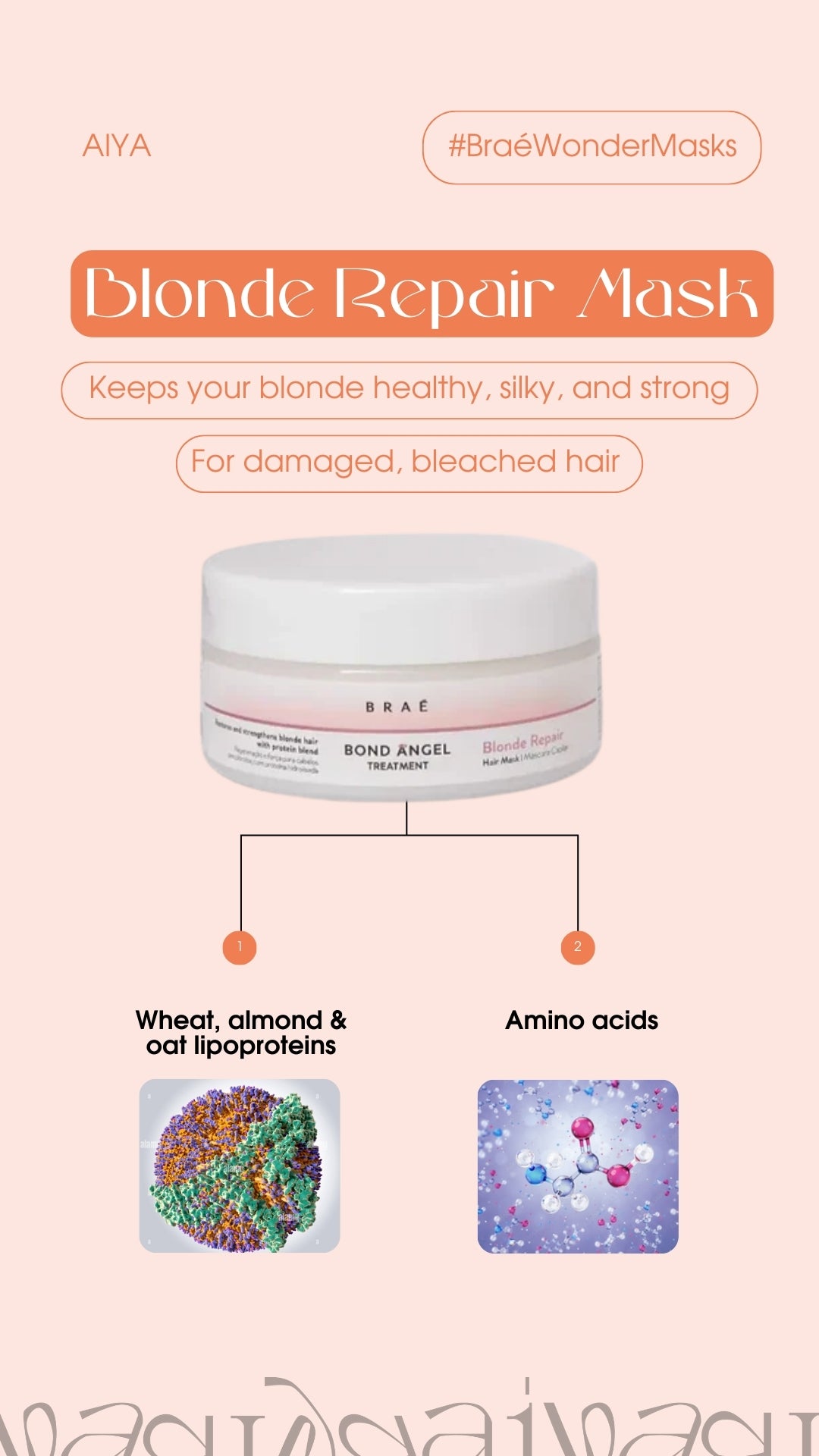 Braé Bond Angel BLONDE REPAIR HAIR MASK